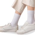 thumbnail image 6 of Crew Socks for Women, Thin Cotton Casual Soft Aesthetic Womens Socks 5 Pairs, 6 of 7