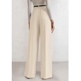 thumbnail image 4 of Pantalones PRETTYGARDEN 2025 Mujer Beige Pierna Ancha Cintura Alta, 4 of 6