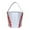 Silver Baseball, variant on Tachiuwa Easter Eggs Bags Easter Bunny Baskets Sports Balls Printing Candies Bucket Tote Bag for Children Kids White Football