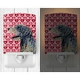 thumbnail image 2 of Caroline's Treasures SS4506CNL Irish Wolfhound Hearts Love and Valentine's Day Portrait Ceramic Night Light, 6x4x3",, 2 of 2