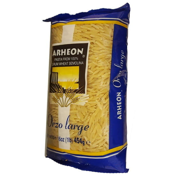 Arheon Large Orzo Pasta, 16 Oz