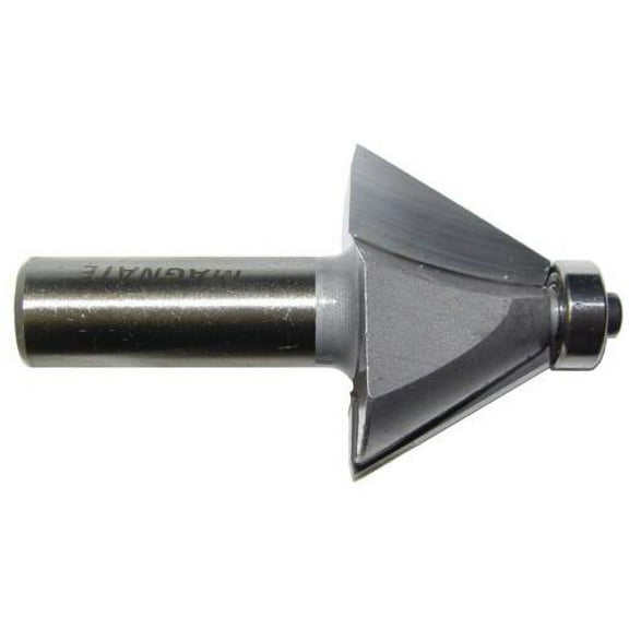 Magnate 0949 Chamfer Carbide Tipped Router Bit - 30 Degree, 7/8" Cutting Height, 1/2" Shank Diameter, 1-1/2" Shank Length, 1-3/8" Overall Diameter