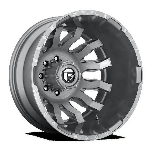 Fuel 1PC Aluminum Rim D693 BLITZ 20X8.25in Brushed Gunmetal Tinted Clear Finish, D69320829335