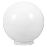 MERRYHAPY White Acrylic Lamp Shade Outdoor Round Globe Light Cover Replacement