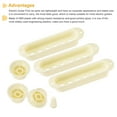 thumbnail image 4 of Uxcell Plastic Pick Up Cover Single Coil Cover Switch Tip 1 Volume and 2 Tone Knobs Beige for Guitar, 4 of 5
