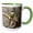Green/White, variant on 3drose, Rufous-tailed Jacamar, on Tree Branch, Northern Pantanal, Brazil, 11oz Magic Transforming Mug