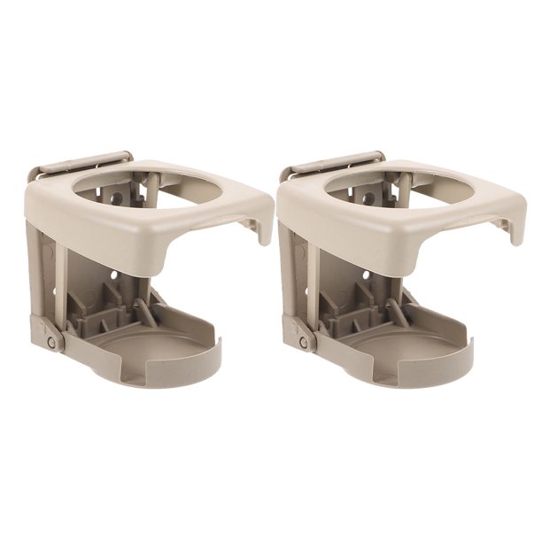 2 portavasos ajustables para puertas de coche y consolas centrales Portavasos universal para coche Portavasos plegable para botellas de agua, latas y tazas