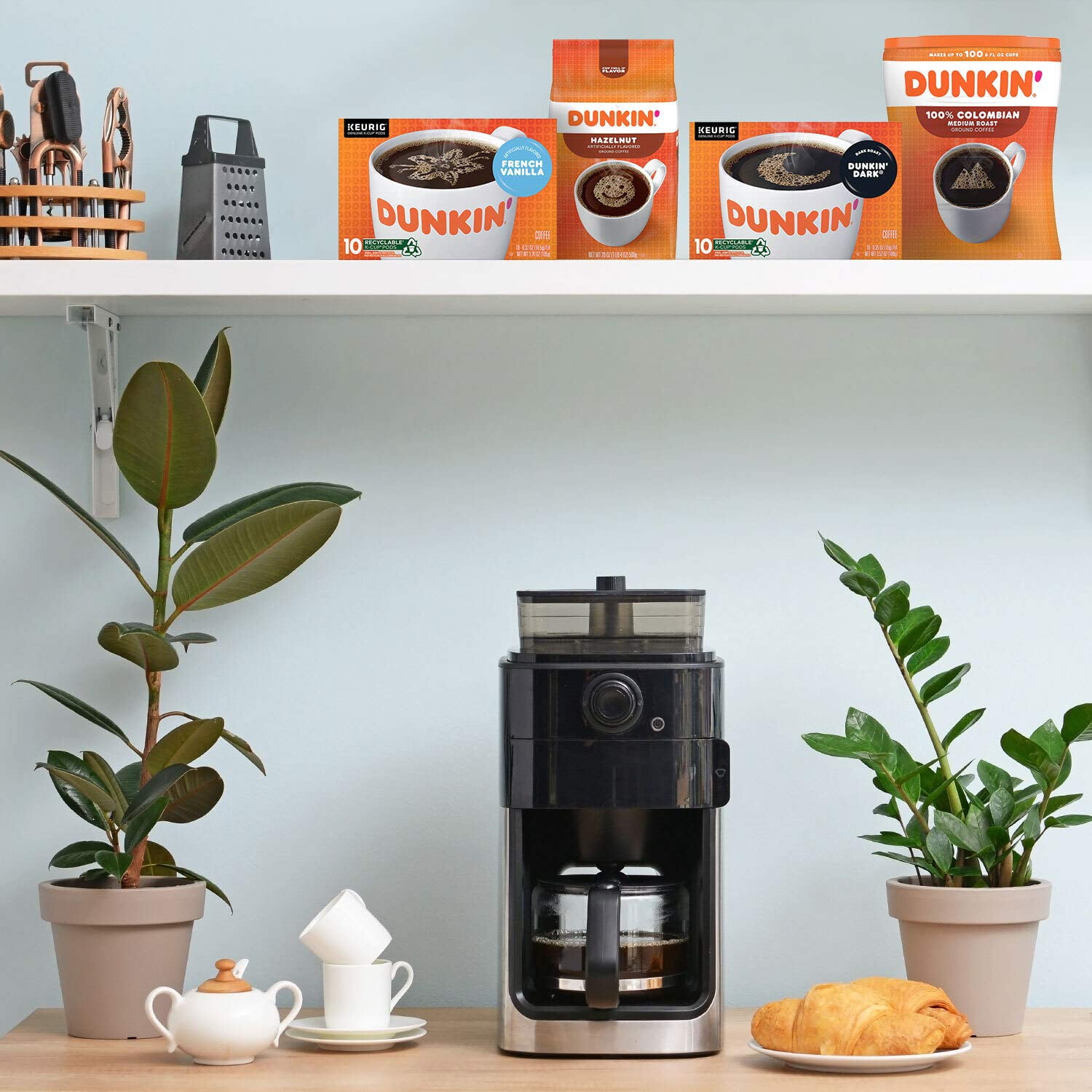 Dunkin' Original Blend Medium Roast Coffee, 60 Keurig K-Cup Pods