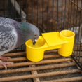 thumbnail image 5 of Aximioll Yellow Bird Double Water Feeder, Plastic Automatic Pigeon Water Dispenser, Bottle Connect Drinking Cup, Bird Cage Accessory for Pigeons, Parrots, 5 of 5