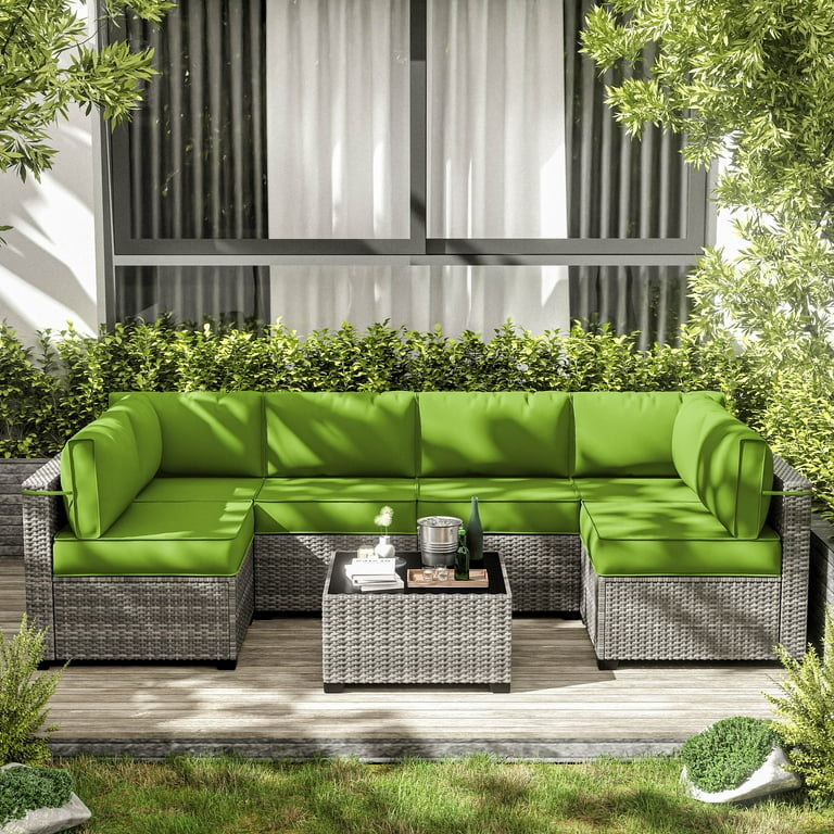 Green Outdoor Replacement Cushions Sunbrella Outdoor Cushion Set Emerald  Green, Outdoor Patio