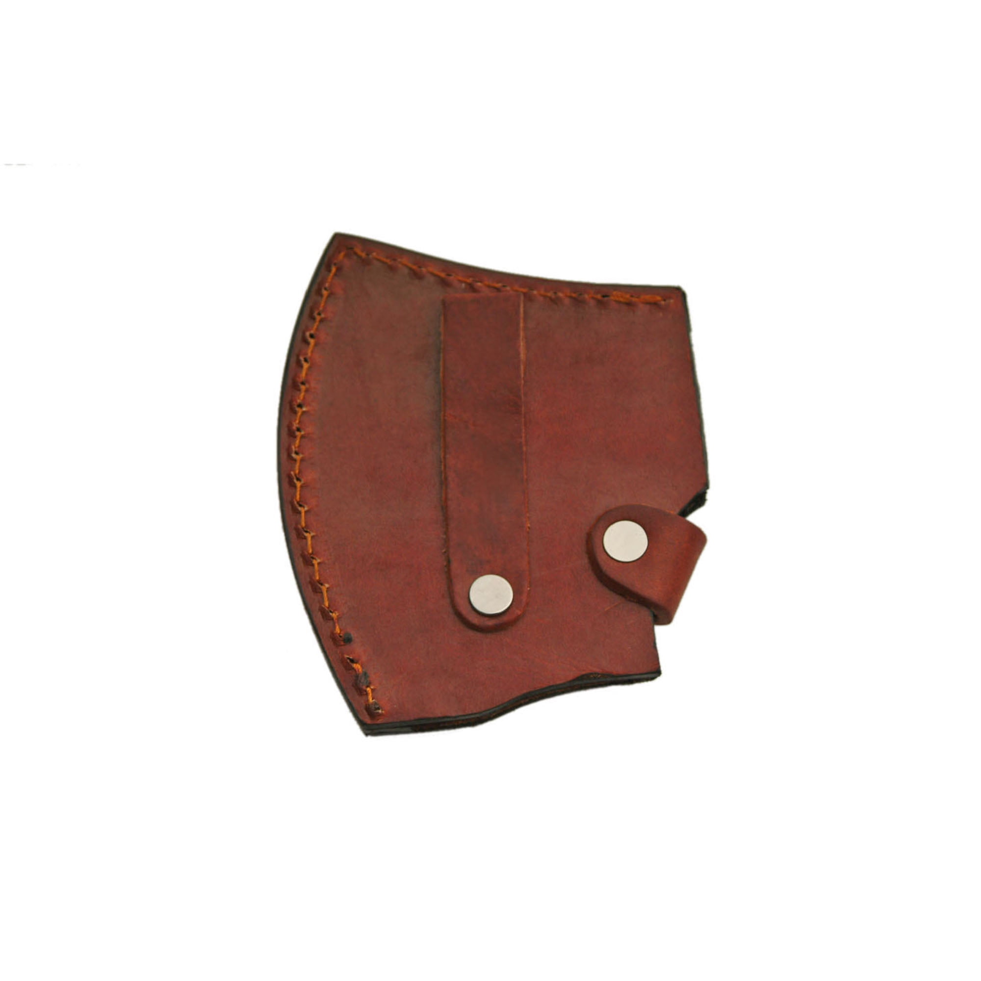 SZCO 8 Inch Bone and Stag Hatchet Full Tang Outdoor Camping Hatchet With Brass Pins Leather Sheath Compact Utility Axe Tool