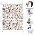 thumbnail image 4 of Vintage Ghost Halloween Pattern Blanket,Comfortable Soft Flannel Throw Blanket,All Season,Warm Lightweight Blankets for Sofa Bed Couch Living Room Chair,30"x40", 4 of 4