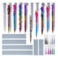 thumbnail image 2 of Silicone Molds for Resin, Epoxy Molds with 10Pcs Resin Pen Molds, 6Pcs Bookmark Resin Molds for DIY Crafts, Gifts, 2 of 5