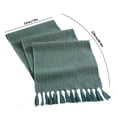 thumbnail image 2 of Cqxid Table Cloth Under $15 Light Style Solid Color Imitation Cotton Linen Hand Made Tassel Table Flag Tablecloth Home Tea Mat Coffee Table Flag, 2 of 2