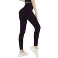thumbnail image 3 of gbyLJF High Waisted Leggings for Women - Buttery Soft Athletic Pants Solid Stretchy Slim Fit Tummy Hide Yoga Workout Pants, 3 of 6