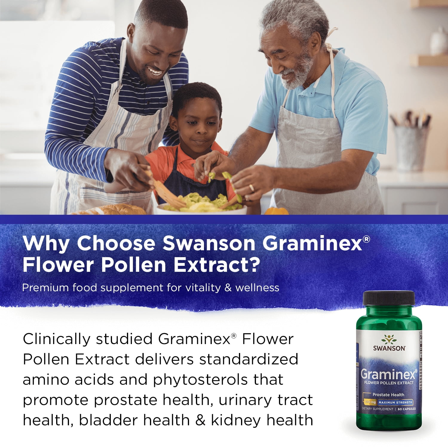 Buy Swanson Maximum Strength Graminex Flower Pollen Extract Supports