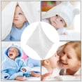 thumbnail image 4 of Bearachild 1 toalla de algodón absorbente para bebé, babero para Saliva, babero portátil para alimentación infantil, toalla para de cara, toalla Suministros de limpieza para el hogar Blanco Bearachild HA004670-01, 4 of 6
