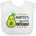 thumbnail image 3 of Inktastic Auntie's Little Avocado with Cute Baby Avocado Boys or Girls Baby Bib, 3 of 4