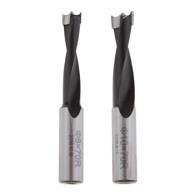 Brocas de punta de tungsteno CUTICAT 2X 70 mm Brocas de carpintería derecha