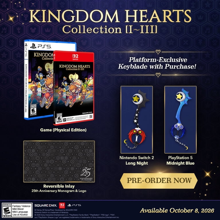 KINGDOM HEARTS Collection [I~III] - Nintendo Switch 2 Key Card