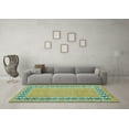 thumbnail image 3 of Ahgly Company Indoor Rectangle Abstract Light Blue Modern Area Rugs, 2' x 3', 3 of 4