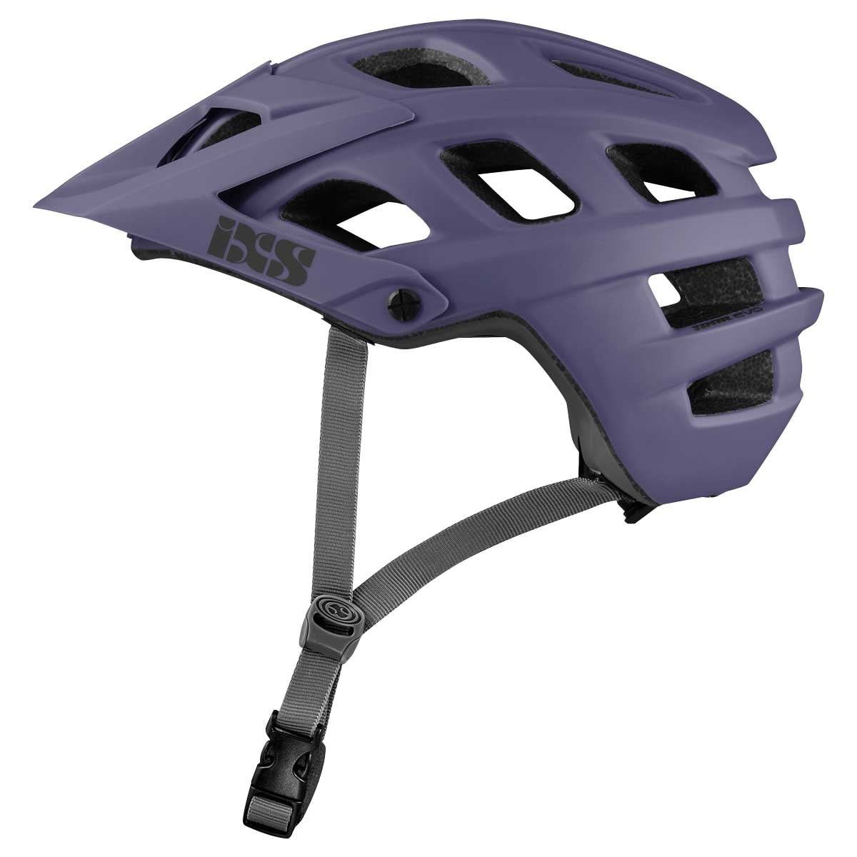 iXS Trail Evo Mountain Bike Helmet, Adjustable Visor, Grape, XS(49-54cm)