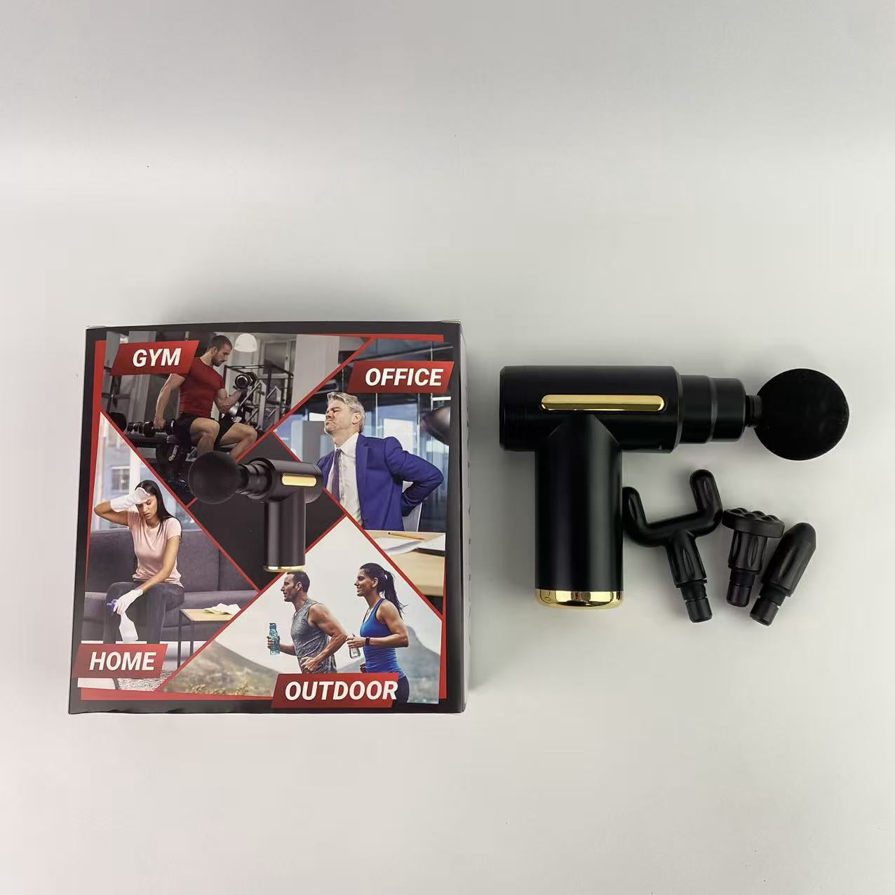 SKEVELO Massage apparatus,Massage Gun, Small Travel Tool, Massage Gun Deep Tissue,Percussion Handheld Portable Muscle Massager Tool for Full Body Pain Relief, Ideal Gifts for Men, Women(Black)