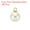 Golden Beige, variant on 8mm Faux Pearl Charm Pendants Drops, 100pcs Pearl Beads for Jewelry Making Bracelets Earrings Necklace, Golden White