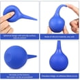 thumbnail image 2 of Jinsinto 3 Pcs 75ml Rubber Ear Cleaning Ball for Sucking Dust (Blue), 2 of 5
