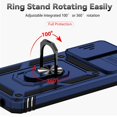 thumbnail image 3 of Estuche GANGXUN para Samsung Galaxy A13 4G, soporte giratorio 360°, estilo mecánico y magnético, 3 of 5