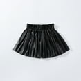 thumbnail image 6 of WOYY Big Girls High Waist Pu Leather Pleated Skirt with Liner Shorts, Sizes 1-14, 6 of 8