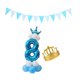 thumbnail image 3 of Juego de Globos con número de soporte de 90 cm Sunnimix sombrero pancarta DIY 8 Globos de papel 2019, 3 of 8