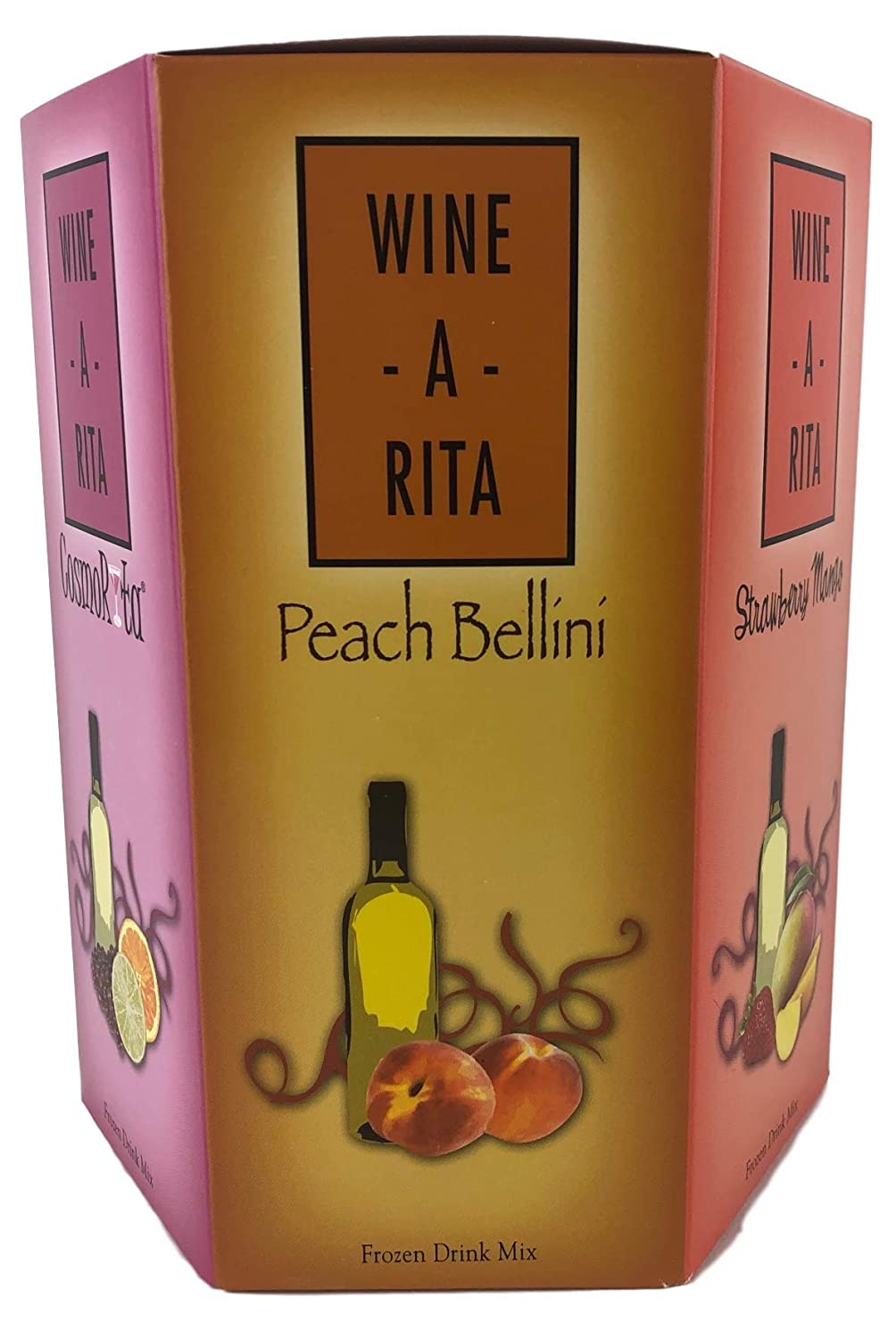 Wine-A-Rita Peach Bellini Frozen Cocktail Mix, 12 Ounce Pack, Makes 72  Ounces