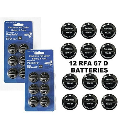 High Tech Rfa 67 Batteries 12 Pack