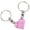 Pink, variant on Brick Keychain Best Friend Keychain for Friendship Couple Boyfriend Girlfriend, Heart Keychain Set