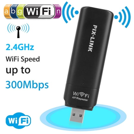 300Mbps Wireless Wi-Fi Repeater 802.11a/b/g/n Network USB Adapter Wifi Router Range