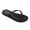 Black, variant on Women's Flip Flops Summer Beach Sandals Soft Foam Women's Sandals, Black