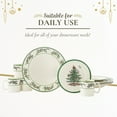 thumbnail image 5 of Spode Christmas Tree 12-Piece Dinnerware Set (Service for 4) - Festive Holiday Tableware with Plates & Mugs - Fine Earthenware Christmas Dinnerware - Microwave & Dishwasher Safe, 5 of 7