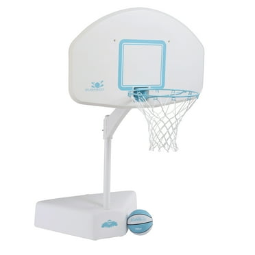 Dunn-Rite Splash and Shoot Poolside Fillable Base Basketball Hoop, White