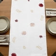 thumbnail image 5 of Table Runners 90 Inches Long Dress Scarves, Red Spring Floral Farmhouse Coffee/Dining/Kitchen Table Runner for Living Room, Elegant Pastoral Flowers Watercolor 13x90 Inch, 5 of 9