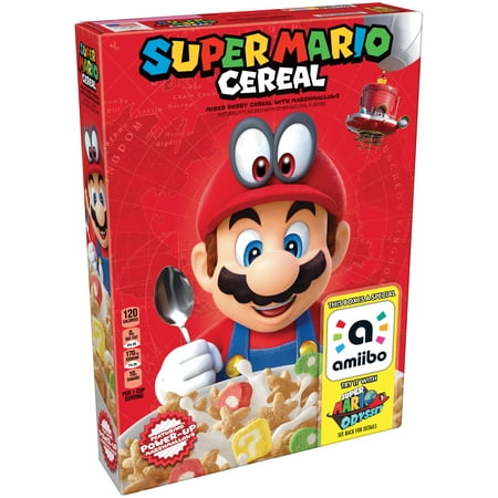 Super Mario Breakfast Cereal - 8.4oz - Kelloggs