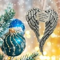 thumbnail image 3 of KCEHTA Angel Wings Christmas Ornaments, Angel Wings Ornaments for Christmas Tree, Memorial Christmas Tree Hanging Ornaments, Christmas Remembrance Ornament for Home Party Decorations, 3 of 7