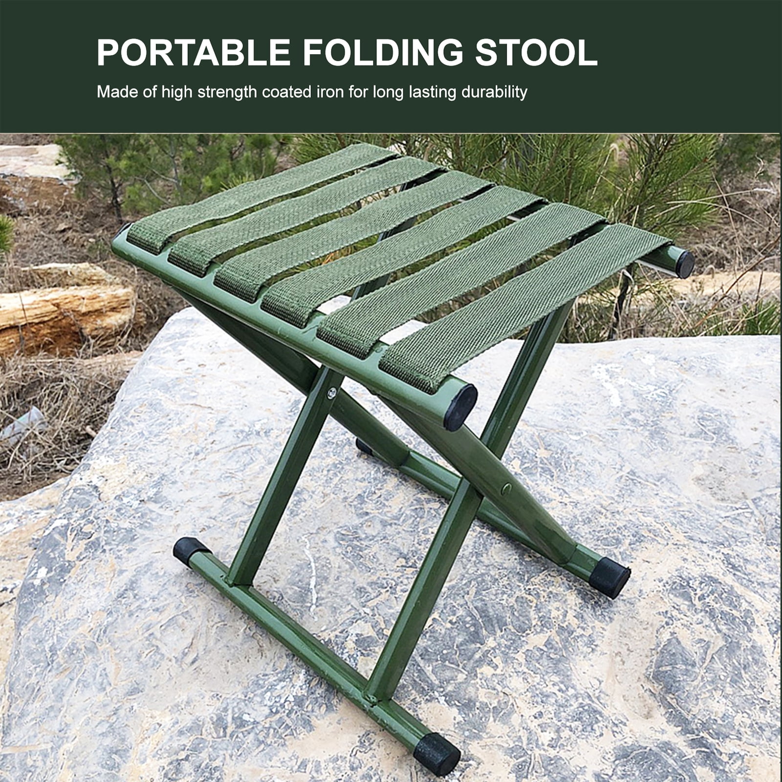 Portable Folding Stool Outdoor Folding Chair Camping Stool Seat