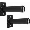 thumbnail image 1 of Wall Mounted Weight Plate Holder & Barbell Rack Fit Olympic Weight Plates Protective Rubber Pad, 1 of 6