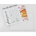 thumbnail image 6 of Inkdotpot Pack Of 30, Please Join Us Invitations With Envelopes, Autumn Pumpkin Watercolor Invites for Your Wedding, Bridal Shower, Baby Shower, Engagement Party, Birthday 5 X 7 Inches, 6 of 7