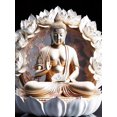 thumbnail image 3 of Pintura de diamante 5D Diy 2023 Nuevo Buda de loto Mosaico cuadrado/redondo completo Bordado religioso Costura Decoración del hogar A107, 3 of 5