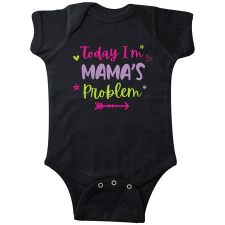 

Inktastic Child Funny Today Im Mamas Problem Gift Baby Girl Bodysuit