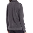 thumbnail image 2 of Calvin Klein Womens Cowl Neck Crossover Hem Fleece Hoodie;X-Small, 2 of 2