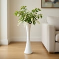 thumbnail image 3 of Sktrjpolfis 19.1inch Tall Plastic Vase, Imitation Ceramic Look, Lightweight, for Living Room Bedroom Office Table Decor, 3 of 5