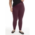 thumbnail image 2 of June & Vie Women's Plus Size Classic Ankle Legging, 2 of 5